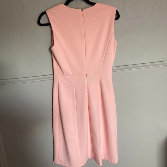 Tommy Hilfiger Pink Lace Up Midi Dress - Picture 2 of 5
